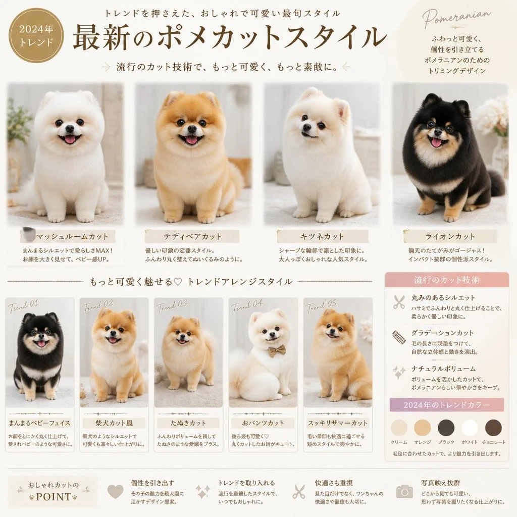 注目のポメカットスタイル