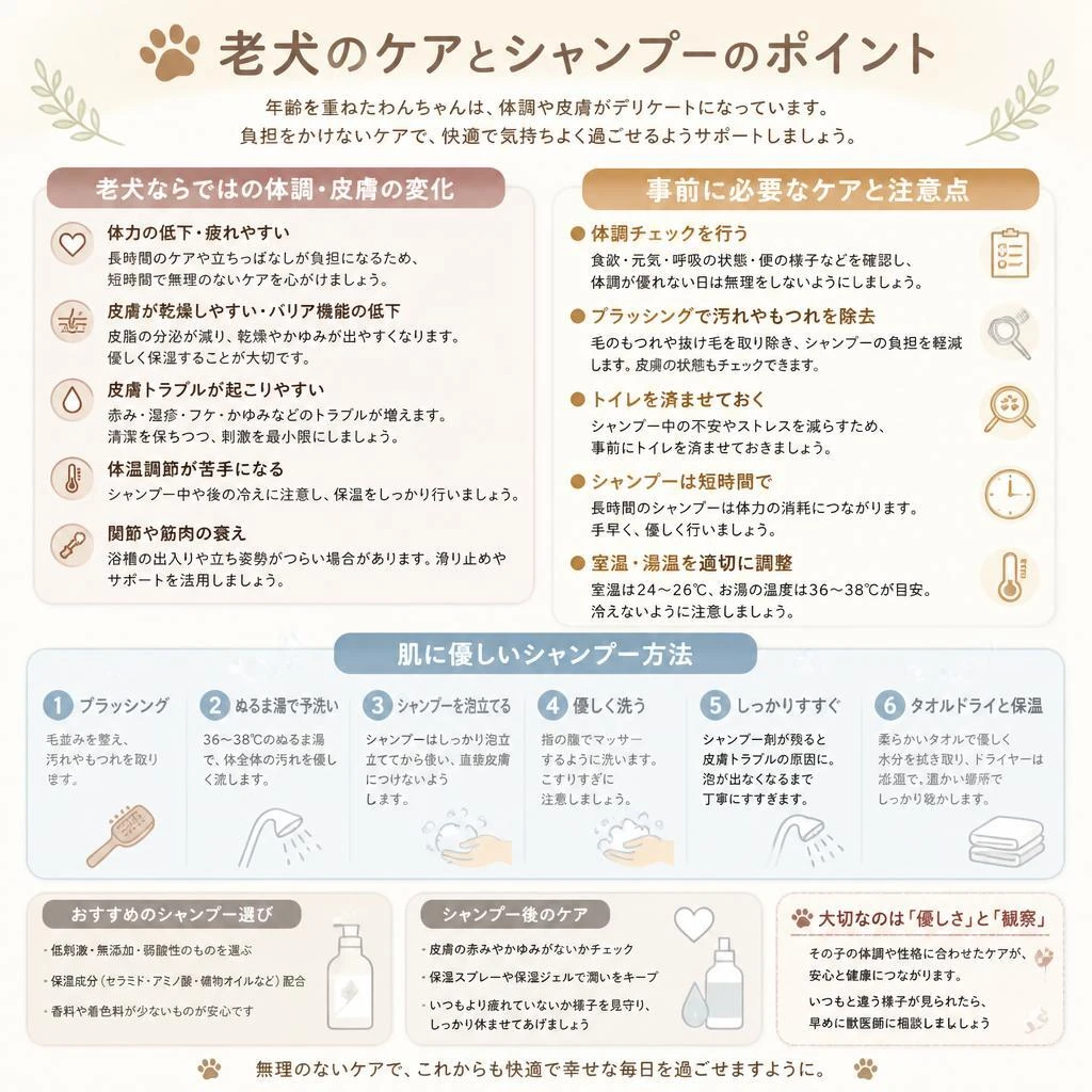 シニア犬のための特別なケア